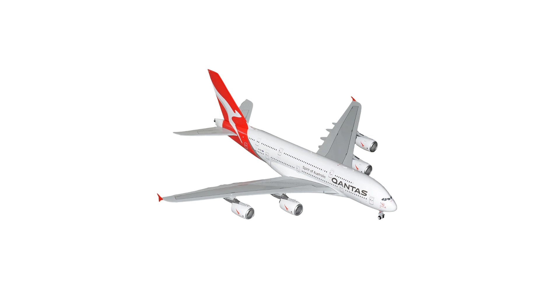 Amazon.com: GeminiJets G2QFA1370 Qantas Airbus A380 VH-OQJ