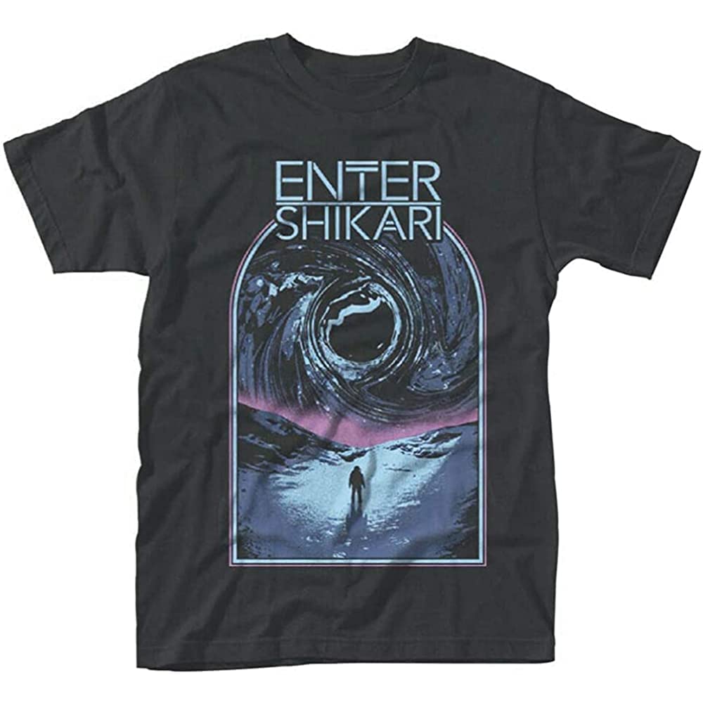 Yi Jan Men's Colour39 T Shirt Enter Shikari Sky Break Short Sleeve Crewneck Tee Xxl