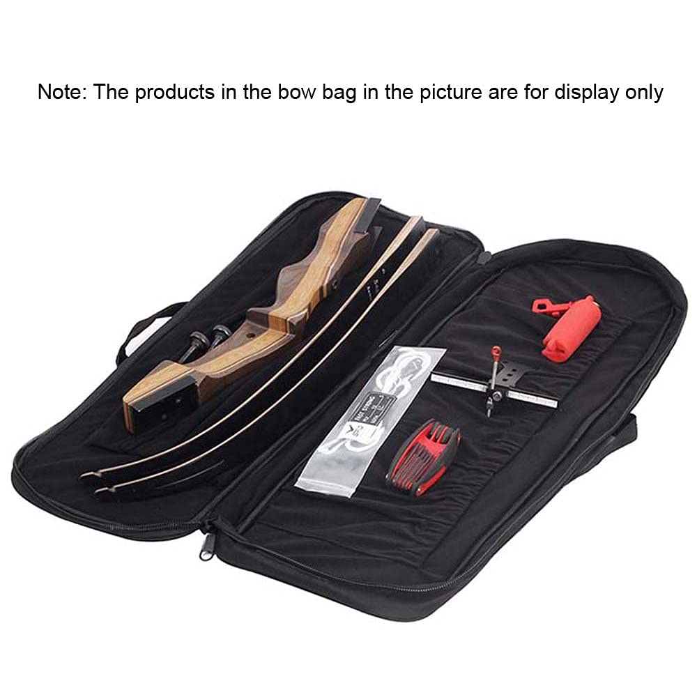 SHARROW Sac d'arc Classique de Tir à l'arc Étui pour Arc Recurbé Bow Case avec Flèche Carquois Accessoires de Chasse en Plein Air