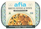 Afia, Frozen Bowl Mediterranean Falafel Roasted Peppers Tomato, 10 Ounce