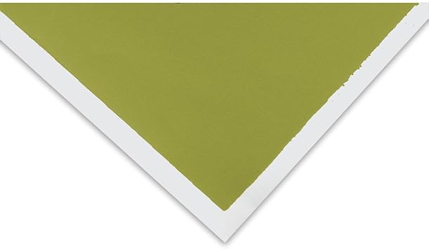 Colourfix Sanded Pastel Paper - Olive Green 12.5x9.75 inch Sheet