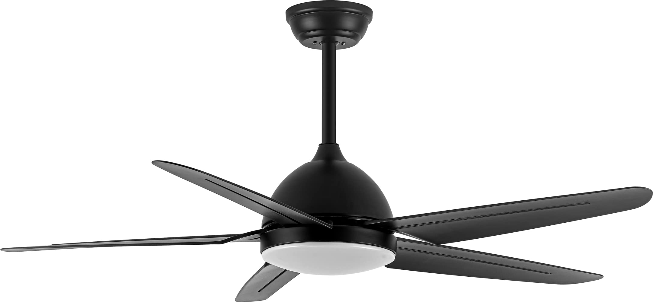 COSTWAY Ventilateur De Plafond 48CM Avec Lumière, Ventilateur Plafond Réversible Télécommande Minuterie Couleur Luminosité Réglable - Bricolage