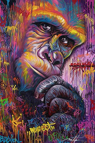 Puzzles für Erwachsene 6000-teiliges Puzzle für Erwachsene 6000-teiliges - farbiges Orang-Utan-Puzzle - 6000-teiliges…