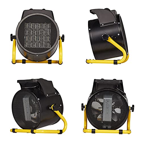 LSHAN 2KW-3KW industriële ventilatorkachel, Elektrische werkplaatsruimteverwarmer, draagbare kas PTC-verwarmer, 3 warmte… - Image 7