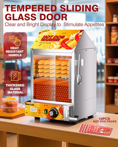 Image of WantJoin Hot Dog Steamer 27 L