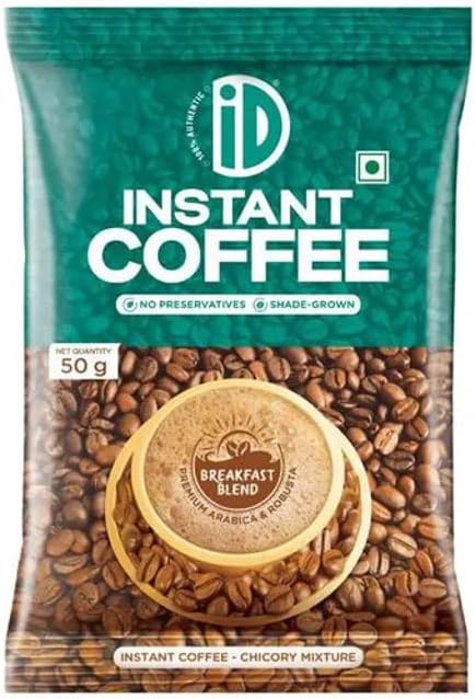 iD 100% Authentic Instant Coffee Powder 50 g