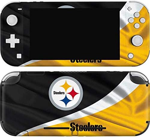 Skinit Decal Gaming Skin Compatible with Nintendo Switch Lite - Officially Licensed NFL Pittsburgh Steelers Double Vision Design