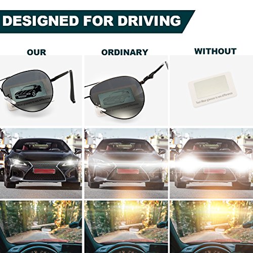 Image of Myiaur Classic Aviator Polarized Fashion Sunglasses for Men & Women Driving Fishing Anti Glare Vision / UV400 Protection Sun Glasses (black /grey(Non-Mirrored))