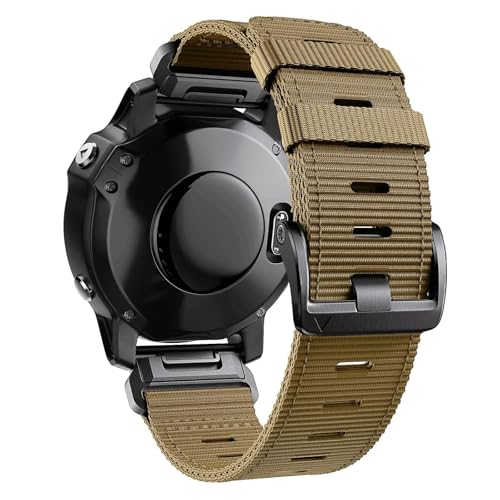 EKINGEEK for Garmin Watch Band for Fenix 8 47mm/Fenix 7 /Fenix 6 Band - QuickFit 22mm Watch Band for EPIX Pro Gen 2 & Forerunner 965 - 22mm Nylon Watch Band for GARMIN Fenix 5 Plus/Fenix 6 Pro/Fenix 7 Pro