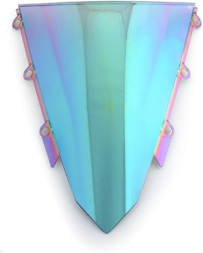 Motorcycle Windshield Motorcycle Windshield Iridium Windscreen Black with Bolts Screws Nut Fastener Compatible with CBR500R 2013 2014 2015 2016 2017