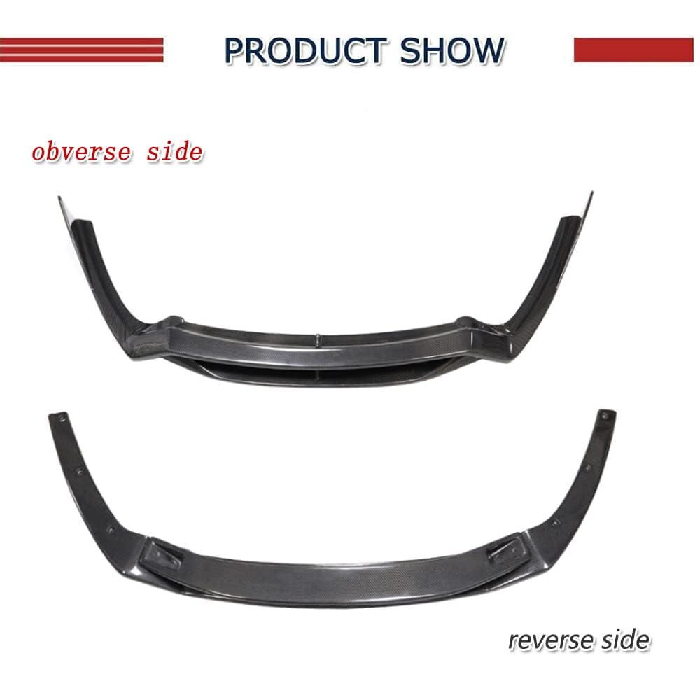 Coche Alerón Delantero para Ferrari F12 2012-2017 Berlinetta Coupe 2-Door Protector de Parachoques Delantero Spoilers Coche Alerón Labio Delantero.