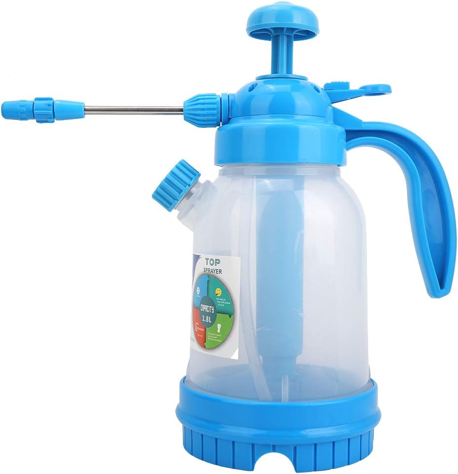 Cuque Pulverizador de Agua a presión 1.2L, Herramienta de jardinería de Botella de Spray químico de jardín(Azul)