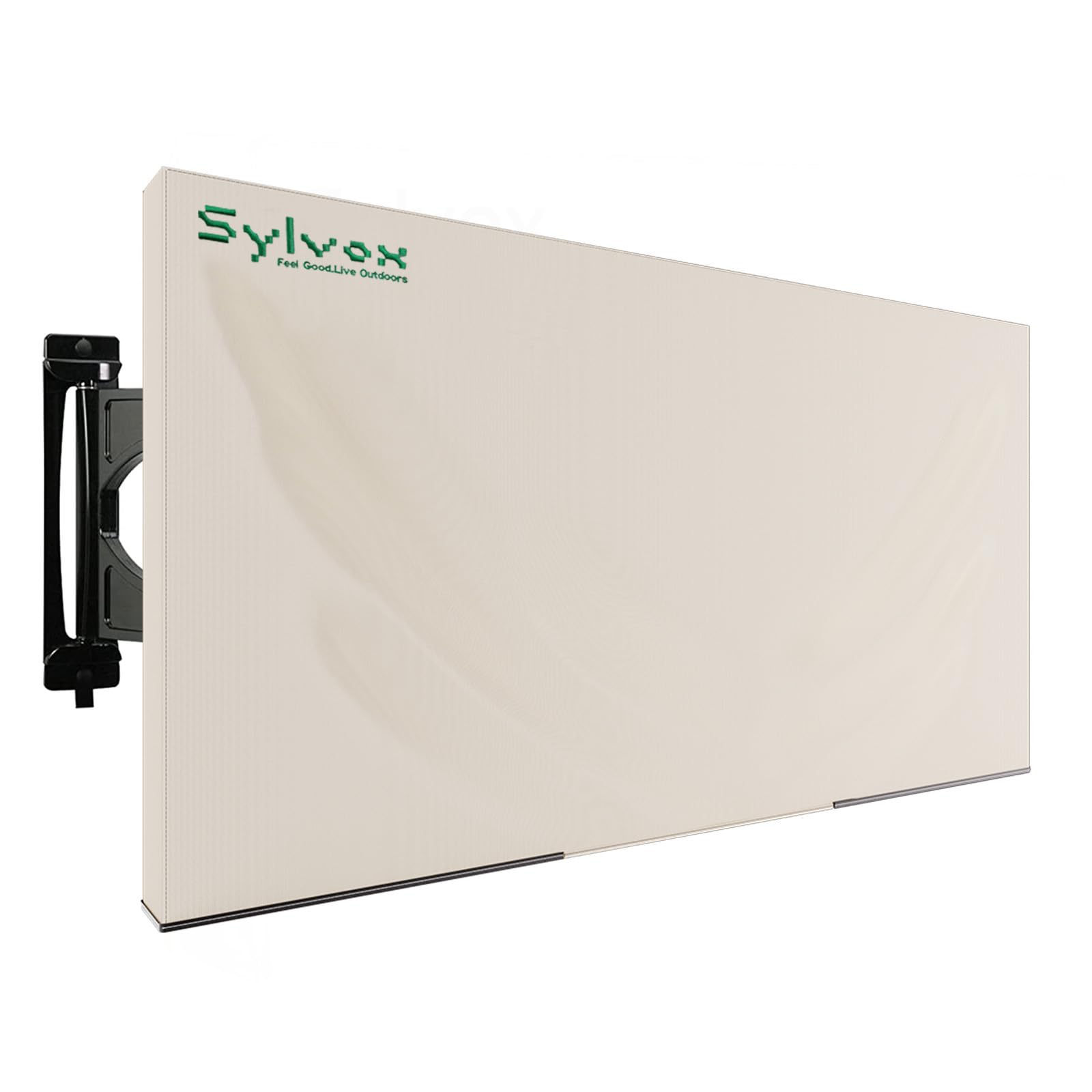 SYLVOX Outdoor TV Abdeckung für 60-65 Zoll, 600D TV-Abdeckung, Wasserdichte, Staubdichte Bildschirmschutzhülle mit Tasche für die Fernbedienung, Perfekt für den Schutz von Outdoor Fernseher