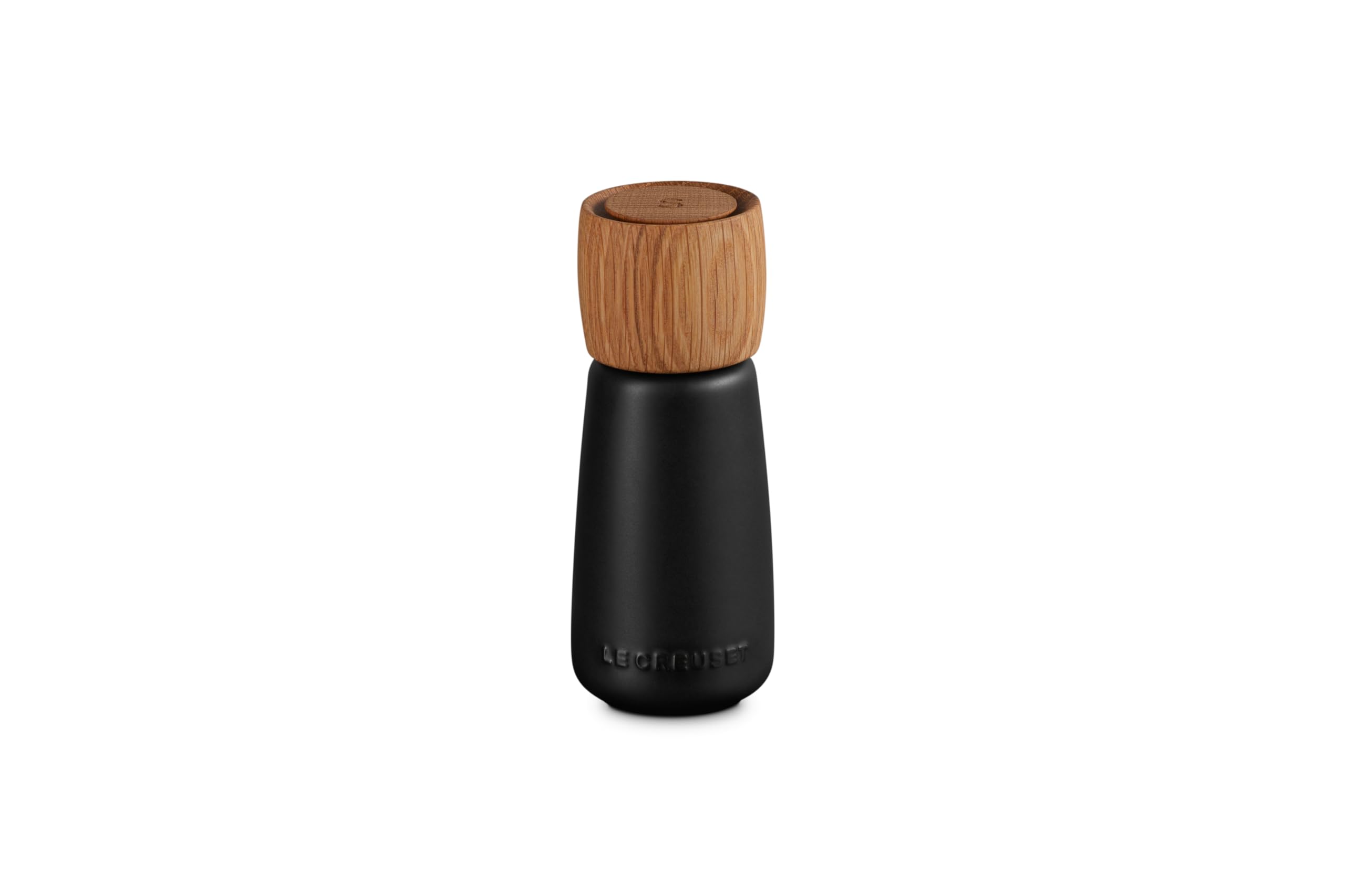 Le Creuset Alpin Salzmühle aus Steingut, 17,8 cm, Lakritz