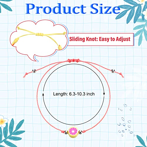 Image of Hicarer 21 PC Surfer Wave Friendship Bracelet Set Waterproof Adjustable Boho Beach String Anklets Bulk, Summer Gift for Women