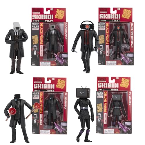 Skibidi Toilet Deluxe Collector Figures