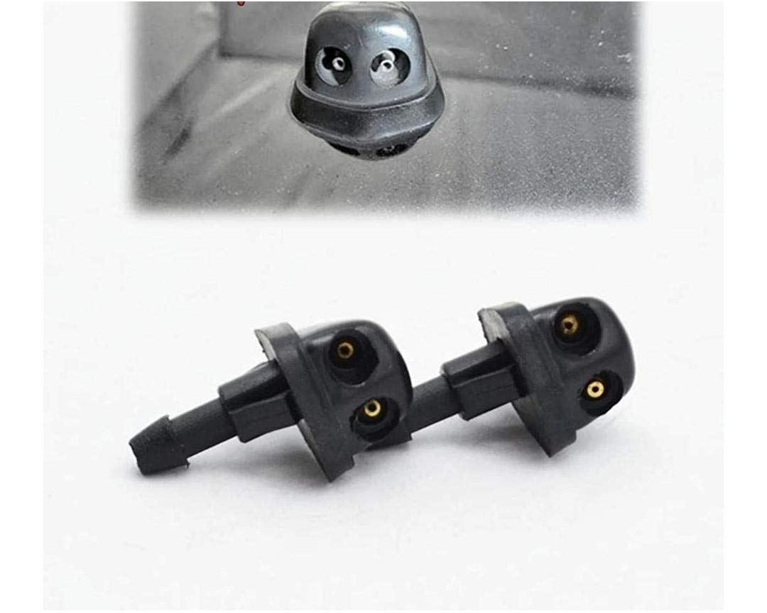 Auto-Ex Pack of 2 Front Windshield Wiper Spray Water Nozzle Washer Jet Compatible/Replacement for Swift/Swift Dzire Old Model-image-48