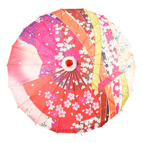 Paraguas japonés de papel y bambú para solucionar fondos de sesiones de fotos