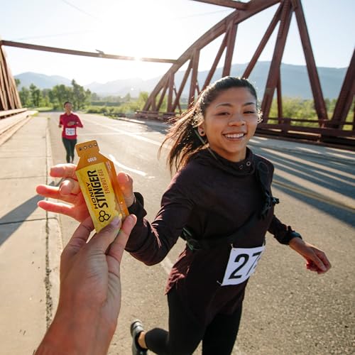 Image of Honey Stinger Gold Energy Gel, Gluten Free & Caffeine Free, for Exercise, Running and Performance, Sports Nutrition for Home & Gym, Pre and Mid Workout, 24 Pack, 26.4 Ounce | sports-nutrition-endurance-and-energy-chews