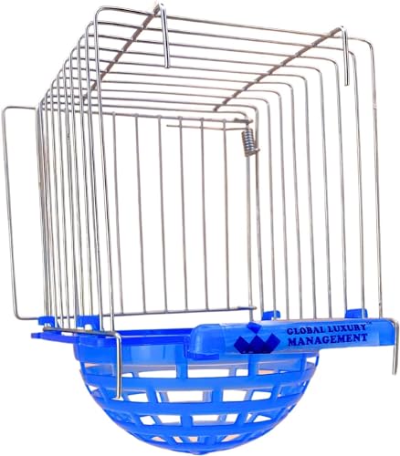 Stainless Steel Bird breeding nest, Canary nest, Finch breeding nest, Goldfinch and Exotic Bird nest, nest Box, nest House, cage nest, breeding nest, Outdoor use, Small Finch nest (1)
