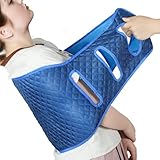 Transfer Sling with six Handles -Padded Assist Gait Belt - Heavy Duty Patient Lift with Straps -Mobility Standing and Lifting Aid for Disabled, Elderly, Injured -Safely Move from Bed and Wheelchair