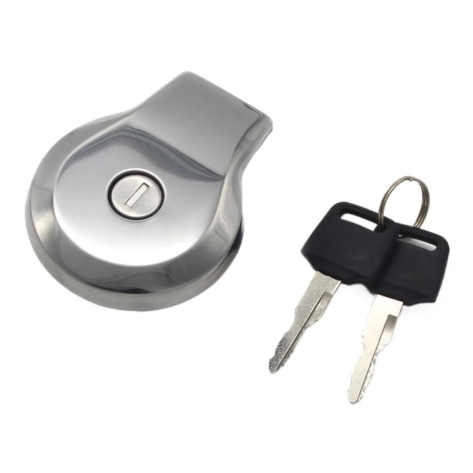 Tapón De Depósito Combustible con Cerradura Y Llaves (Aluminio) para Motocicletas para Yam&AHA XS400 XJ550 XJ650 XJ700 XJ750 XJ1100 SR250G SR185H