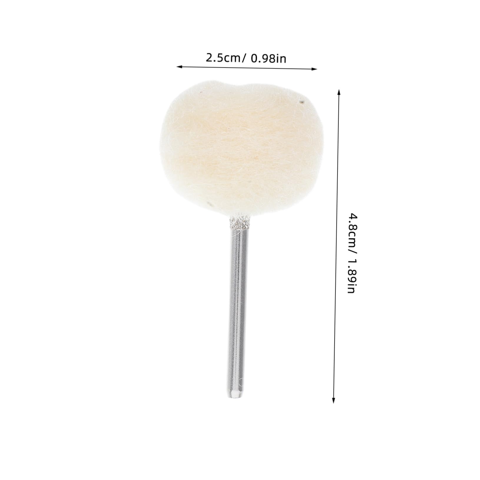 Cabilock 20 Pcs Wool Polishing Wheel for Jewelry and Carving Chrome Polishing Tool for Effortless Cleaning and Enhanced Finishing for Home Decor and Woodworking