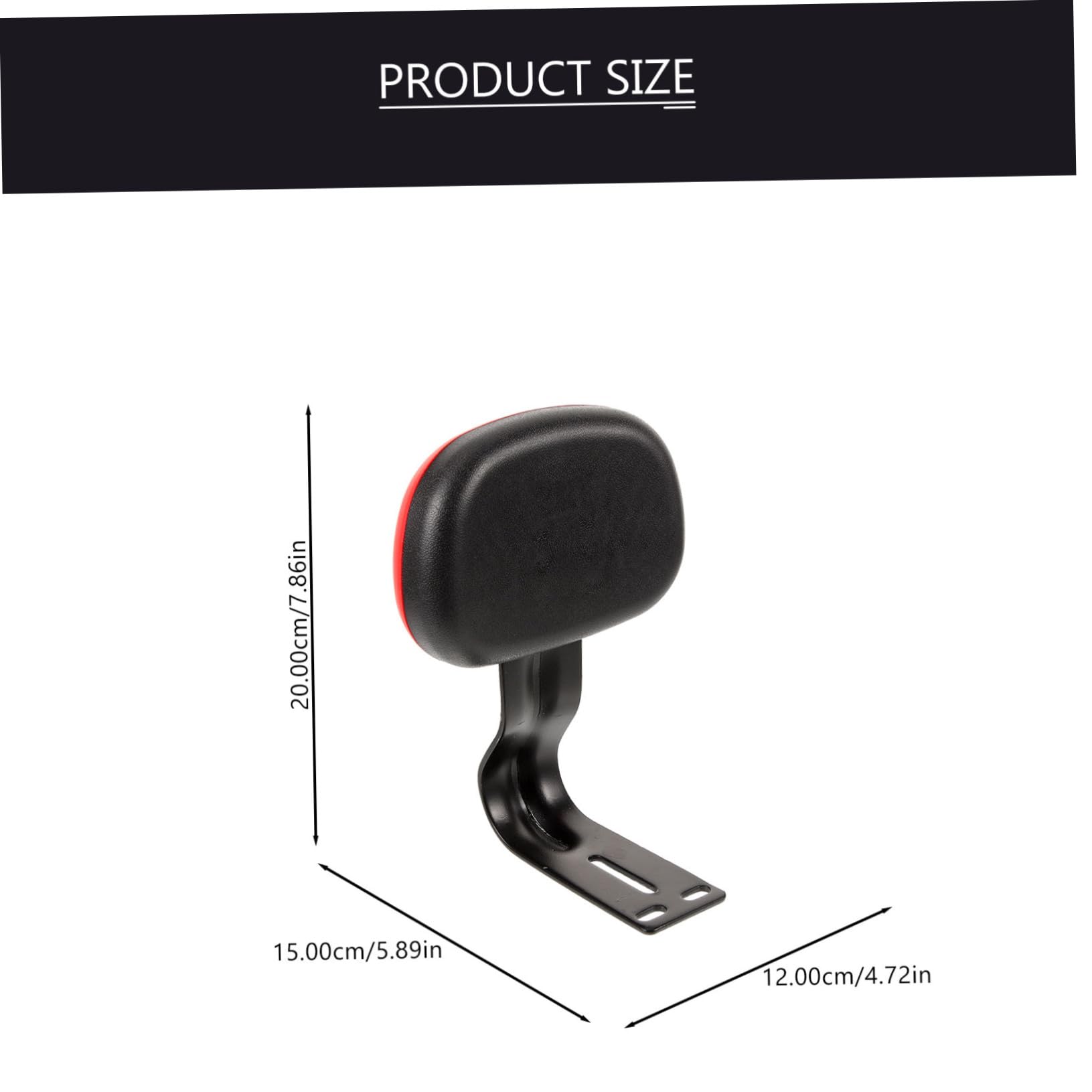 OSOLADY Safety Backrest for Electric Bicycles Rear Rest Universal Bike Seat Pad