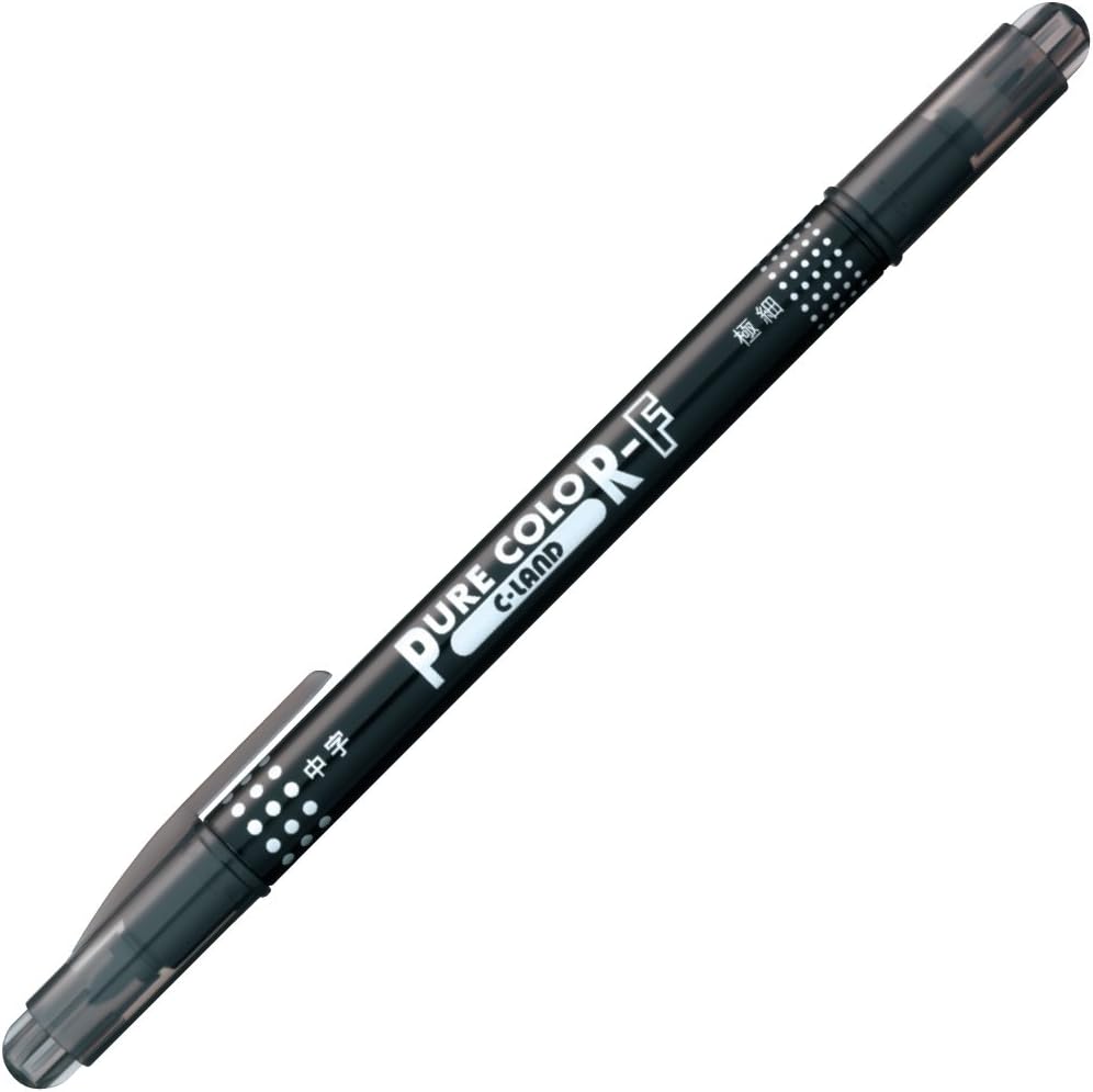 三菱鉛筆 Mitsubishi Pencil PW101TPC.24 Water Pen Pure Color F Black 10 Pens
