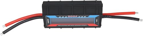 Miniatura 5 de Medidor de vatios Rc de 200 A, analizador de potencia, analizador de batería digital, monitor de medidor de potencia con pantalla LCD digital para