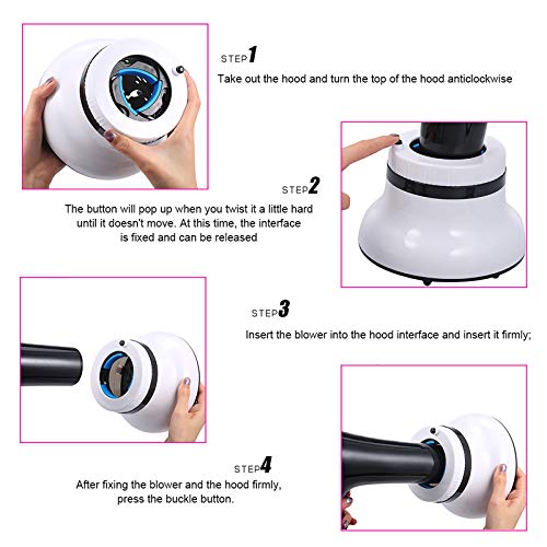 Mingzhe Difusor de Secador de Cabelo Universal para Cabelos Cacheados e Crespos Finos e Grossos