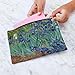 CafePress Van Gogh Blue Iris Garden Painting Large Zipper Toiletry Pouch, 12.5
