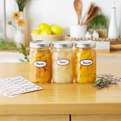Rsvp Oval Canning & Jelly Jar Labels, Small, 48 Count #TOP5