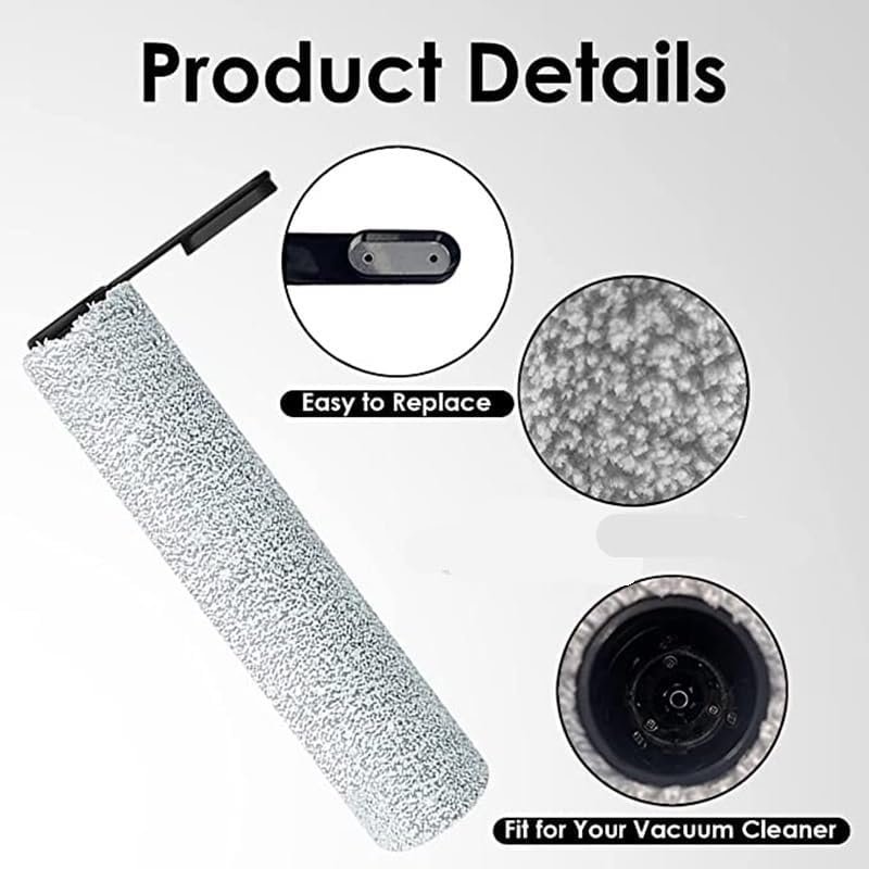 Roller Brush，Compatible for Tineco，Floor One 3.0 S7 S7 Pro Handheld Vacuum Cleaner Cordless Wet Dry Soft Brush Replacement Accessories(2psc)
