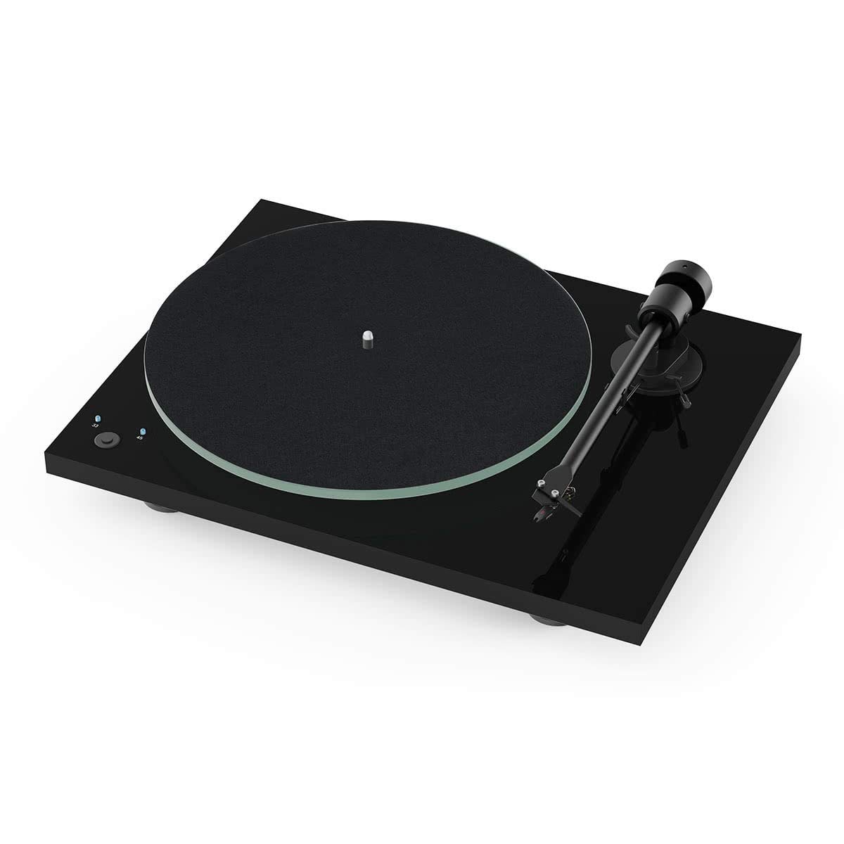 Pro-JectT1 Phono SB Turntable with Built-in Preamp and Electronic Speed Change (Piano Black)