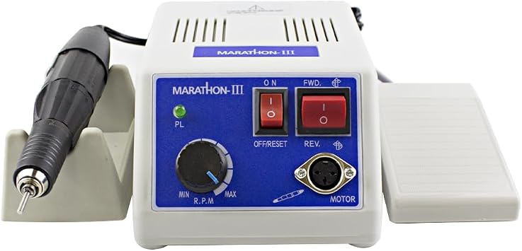 Marathon-III Micro Motor Engraving Sanding Machine with Handpiece Kit, for Jewelry Laboratory Use