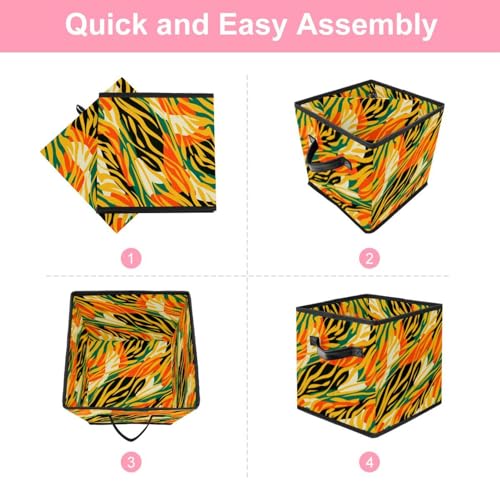 Boîte de rangement cube en tissu pour un dressing parfaitement rangé