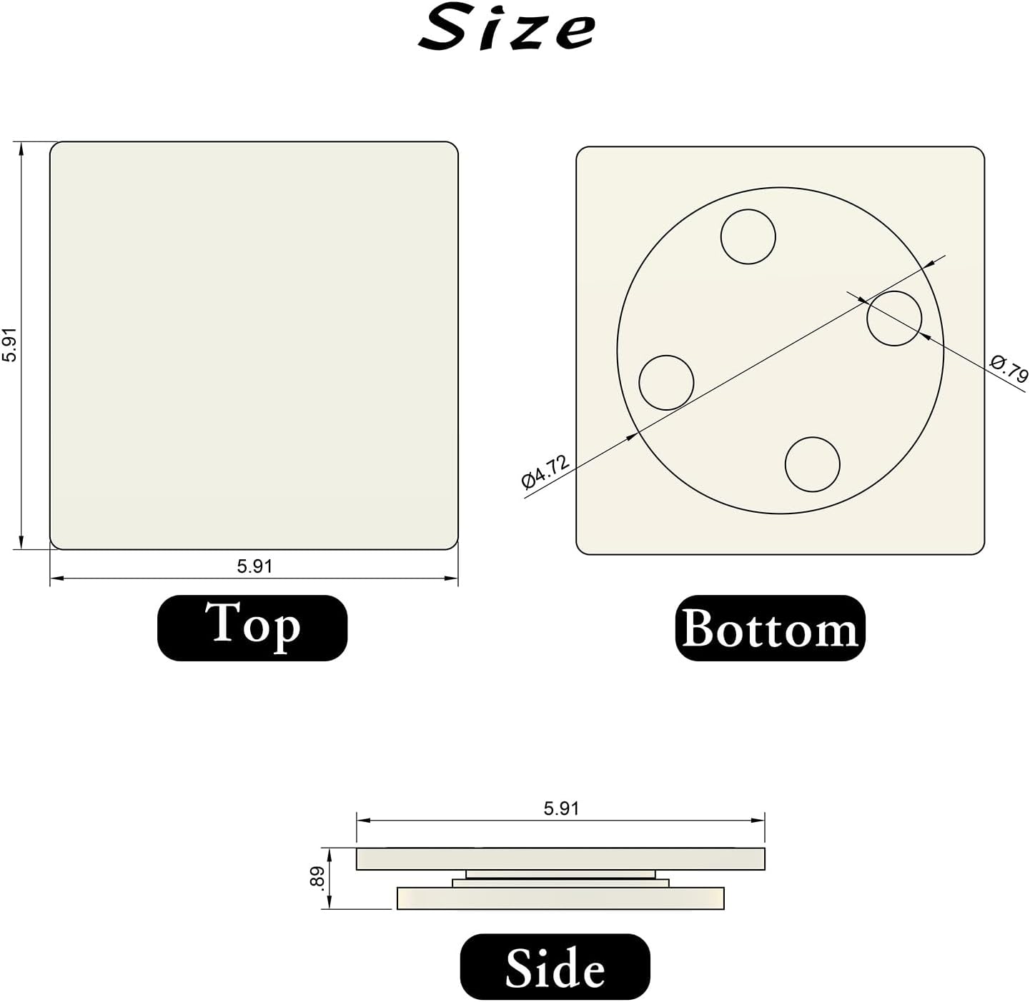 3D Printed Cookie Decorating Turntable, Mini 360° Smooth Silent Revolving Stand, Food-Safe PLA, BPA-Free for Royal Icing, Sugar Cookies, Baking Supplies for Beginners & Professionals