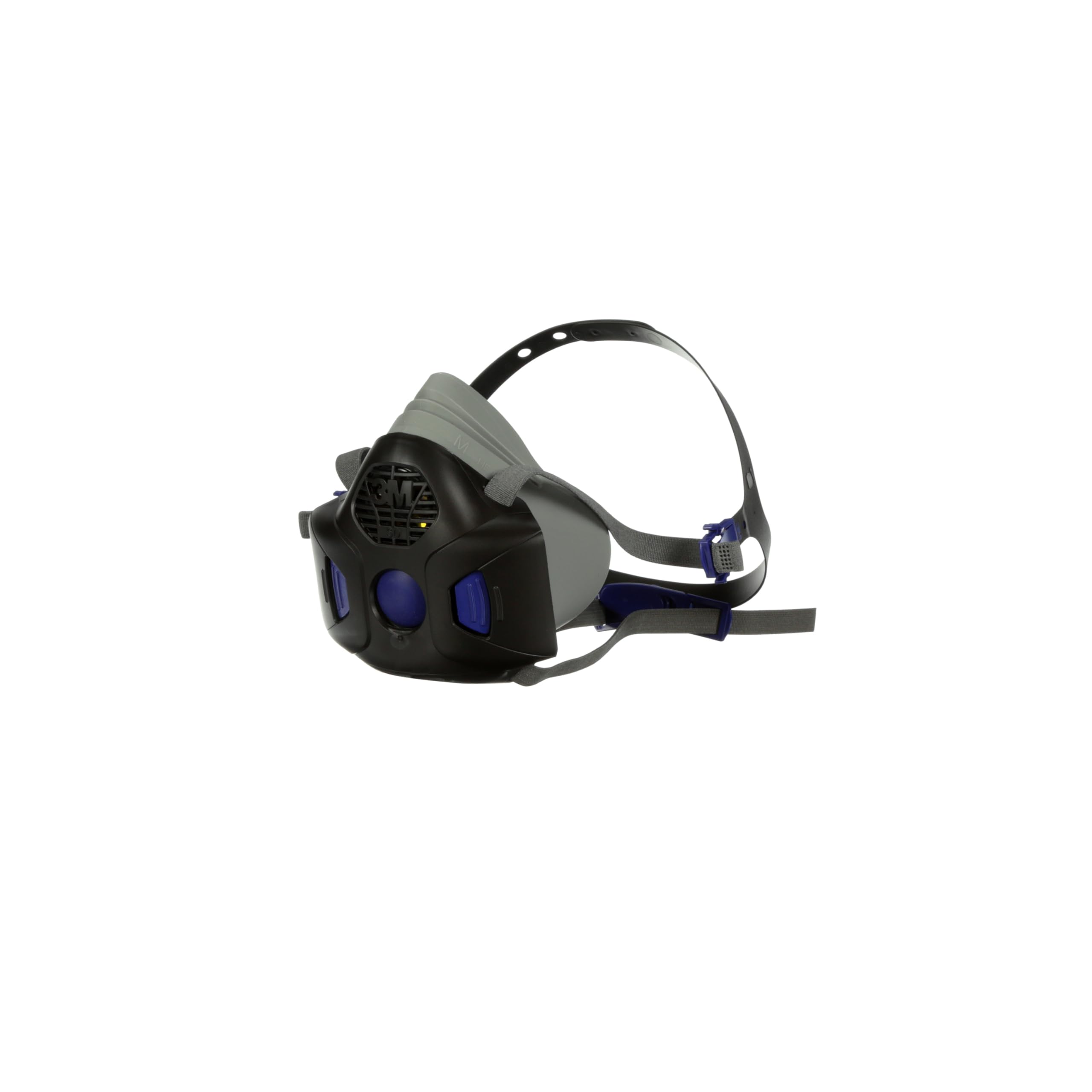 3M Respiratore a Semi-​Maschera Riutilizzabile Secure Click HF-​802SD con Diaframma fonico, Taglia Media, 1 per confezione