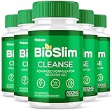 (5 Pack) BioSlim Cleanse Capsules, Bio Slim Supplement Pills Advanced Formula for Loss Wait All Natural Premium Blend Probiotic Cleanser Energy for Health Wellness Maximum Strength Reviews (300 Ct)