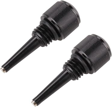 2Pcs 55201 Magnetic Oil Dipstick for Inverter Generators with O Ring Compatible with Wen, Yamaha, PredatorBlack