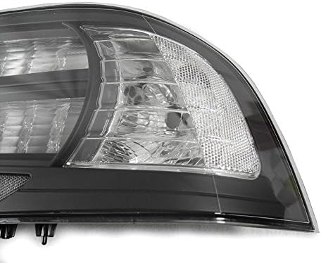 DEPO 2004-2008 Acura TL / Type-S Black / Clear Tail light Cover Set
