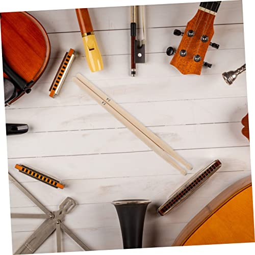 Baquetas de madera de arce Toddmomy, 1 par, para instrumentos de percusión, agarre suave, ideal para práctica y actuación miniatura 7