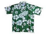 Made in Hawaii ! Boy's Classic Hibiscus Hawaiian Aloha Shirt