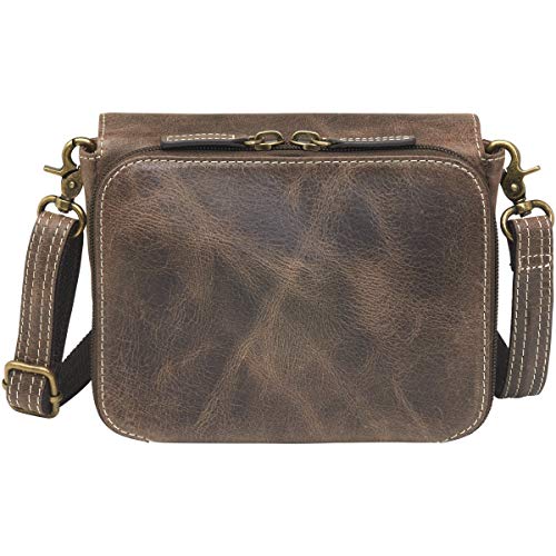 Gun Tote'n Mamas Cross Body Organizer - Distressed Buffalo Leather2