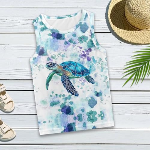 Toddler and Little Boys' Tank Tops Sleeveless Vest for 1-7 Y4