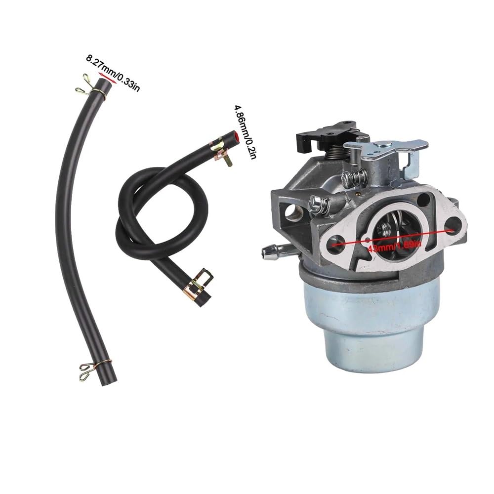 Exterior Kit de Mantenimiento Esencial Apto for cortacésped Serie GCV160 con Filtro de carburador y líneas de Combustible Pieza Duradera