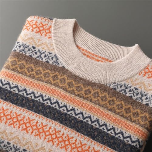 Pull ample à col rond en laine pour le business décontracté - 4