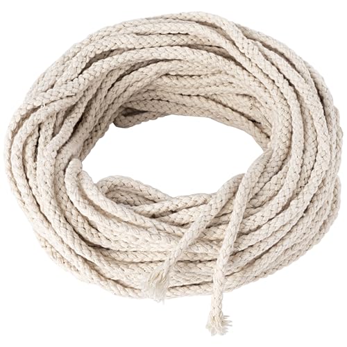 Isslly 32.75 Ft Cotton Oil Lamp Wicks 1/8 Inch