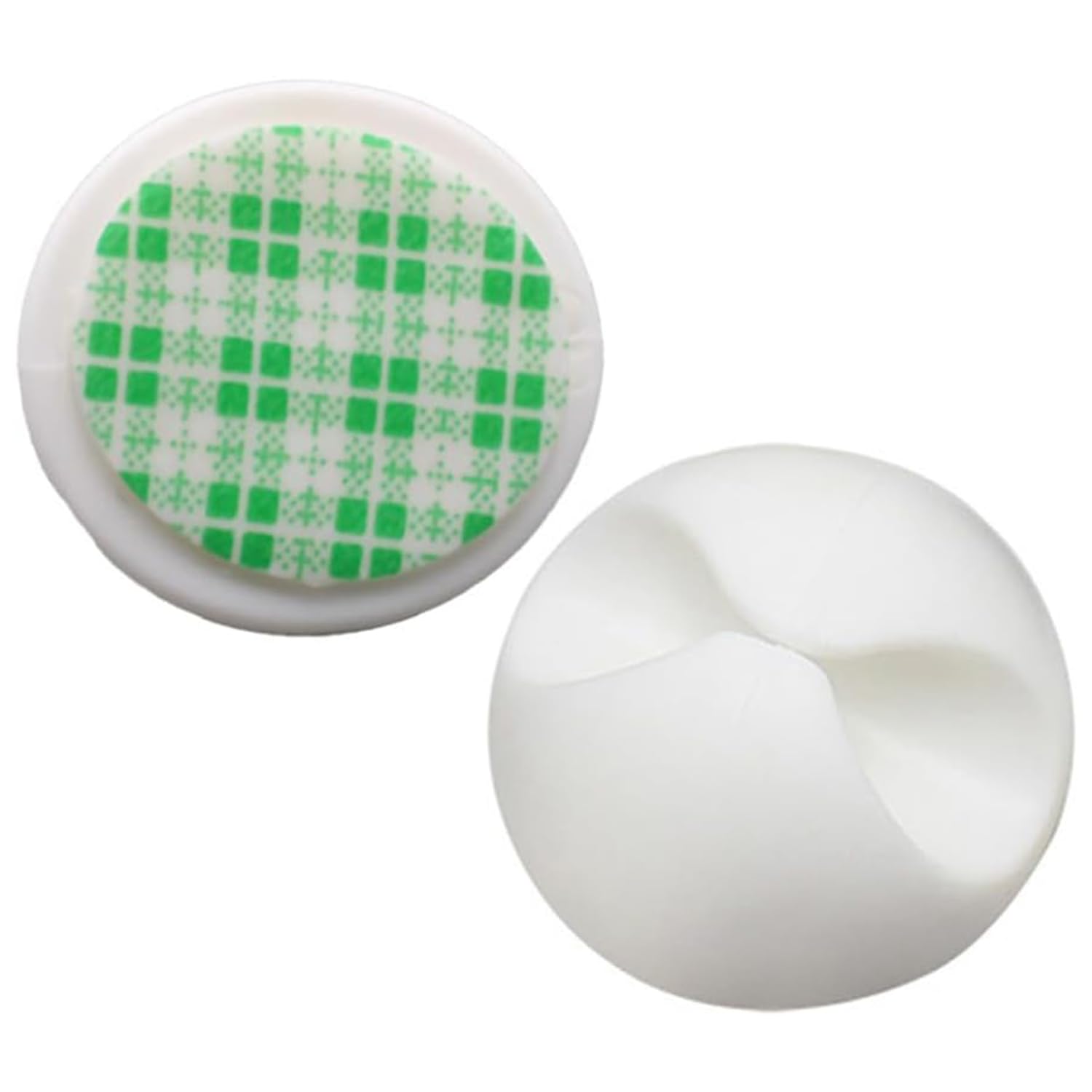 10 clip fermacavi, porta cavi autoadesivo e multi-slot in silicone per organizzare i cavi della scrivania (bianco)